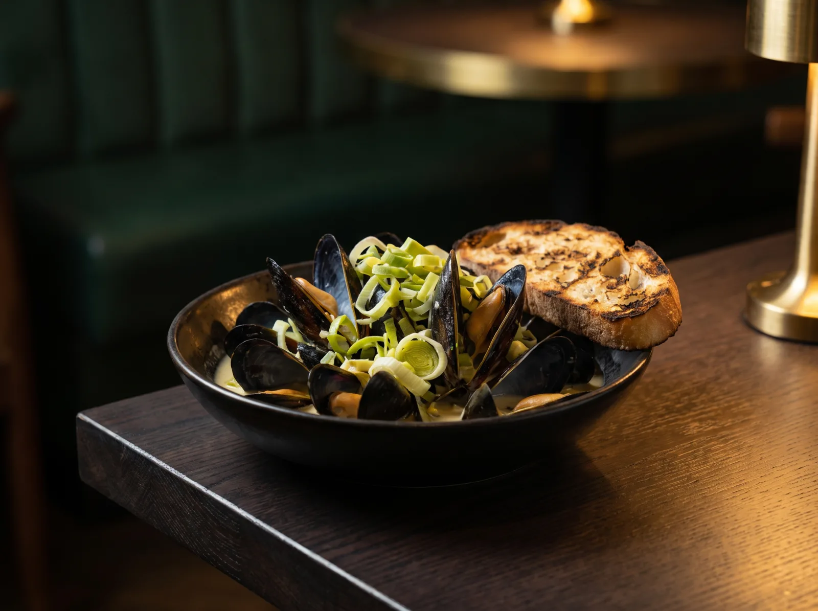 Steamed Mussels